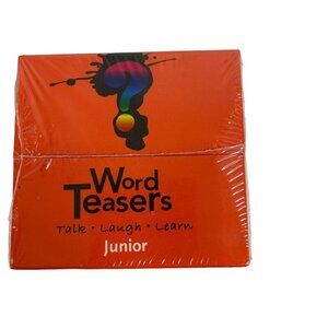 WordTeasers Junior Educational Card Conversation Starters Grades 4-6 Vocabulary